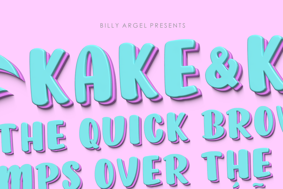 KAKE & KAKE ITALIC PERSONAL USE